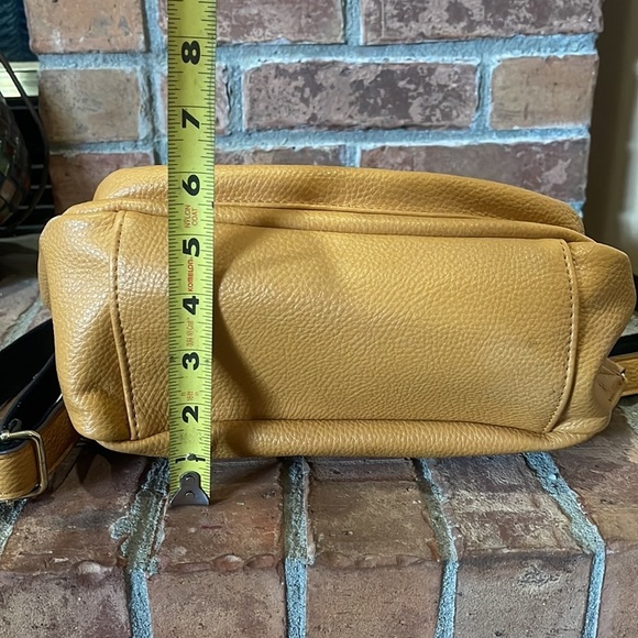 Steve Madden Mustard Yellow BTampa Logo Square Embossed Backpack main image 4